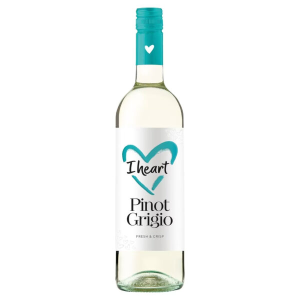 I Heart Pinot Grigio Wine 75cl 750ml