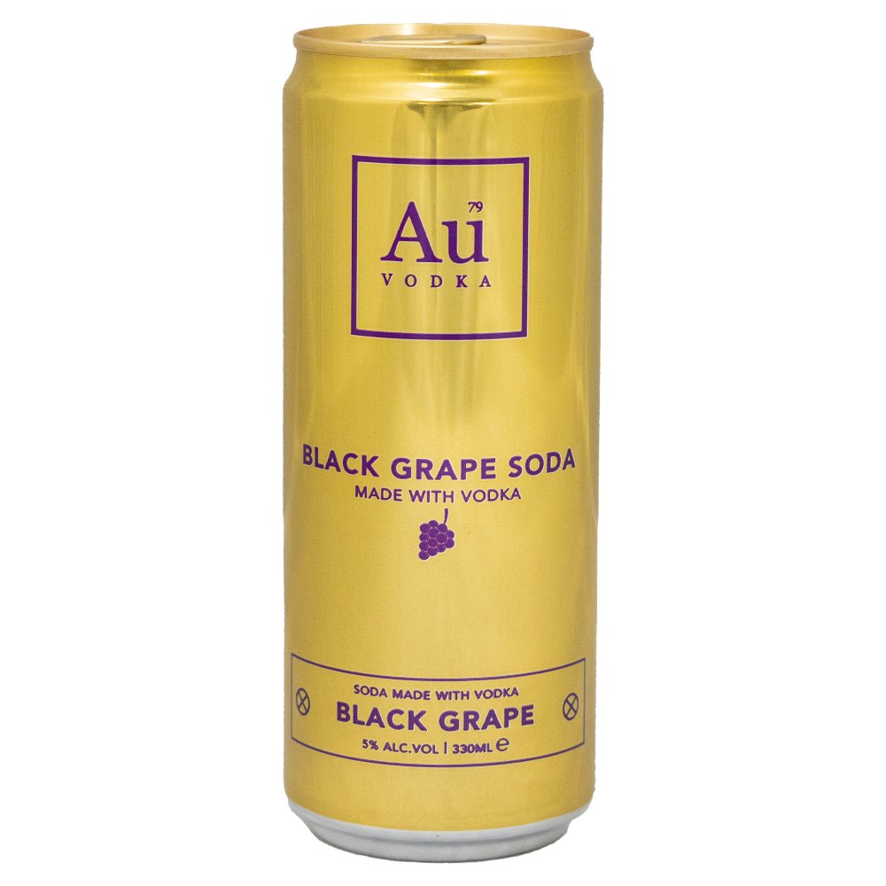 AU Black Grape Soda RTD 330ml