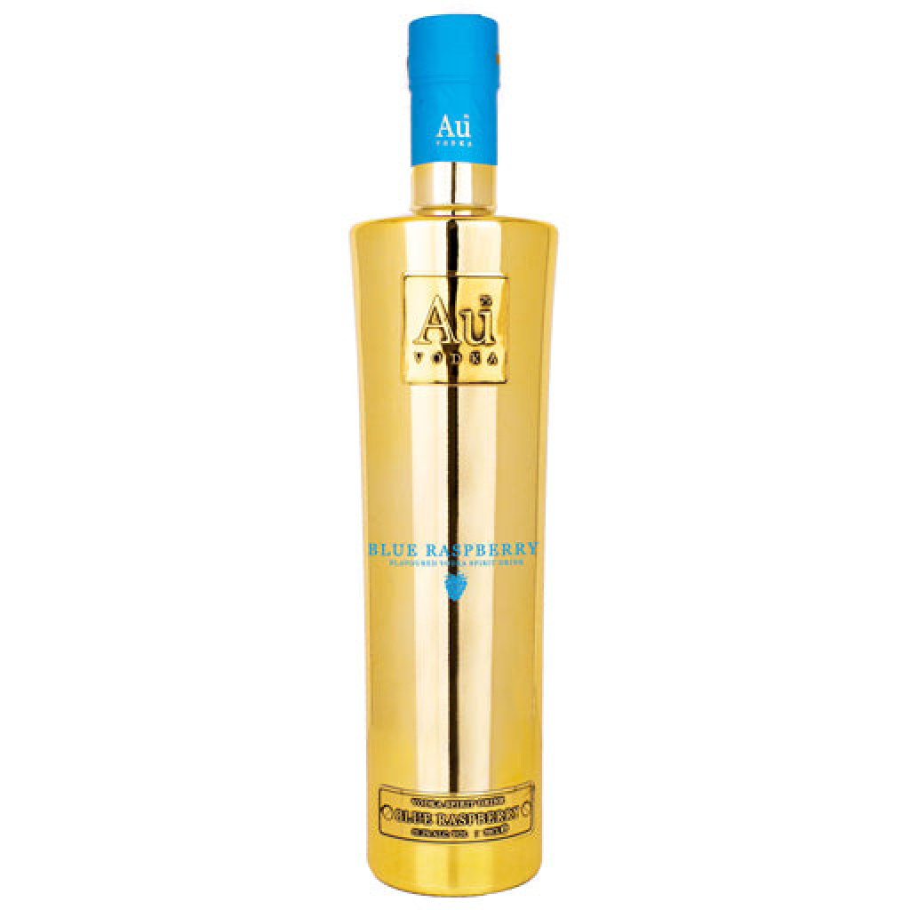 AU Vodka Blue Raspberry 70cl / 700ml Liquor LTD Next Day Delivery