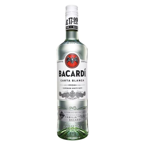 Bacardi Carta Blanca Rum PM 70cl 700ml