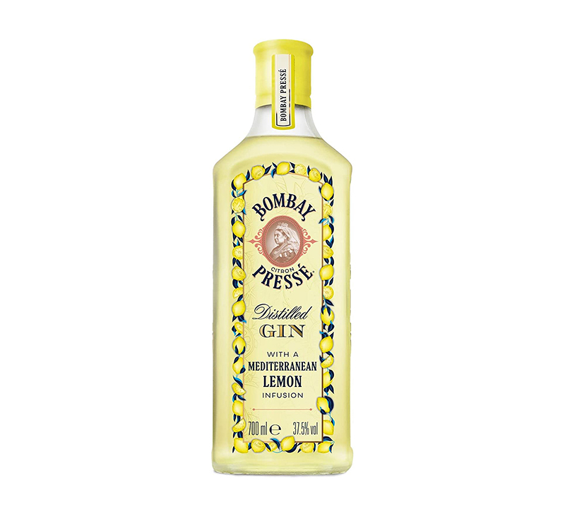 Bombay Presse Distilled Gin with a Mediterranean Lemon Infusion 70cl 700ml