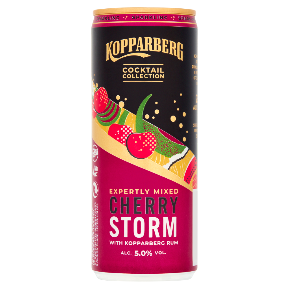 Kopparberg Cherry Storm RTD 250ml can