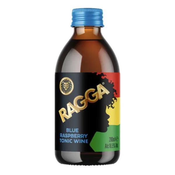 Ragga Blue Raspberry Tonic Wine 20cl 200ml