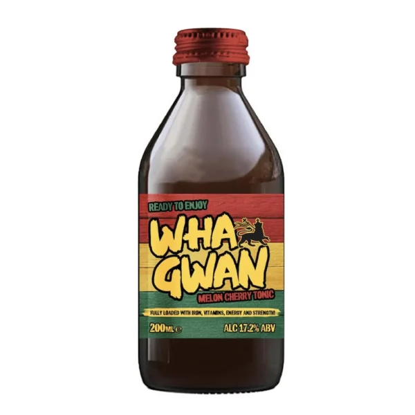 WHA GWAN Melon Cherry & Melon Rum Tonic 200ml