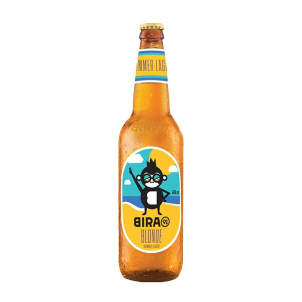 Bira 91 Blonde Craft Summer Lager Beer Bottle 650ml