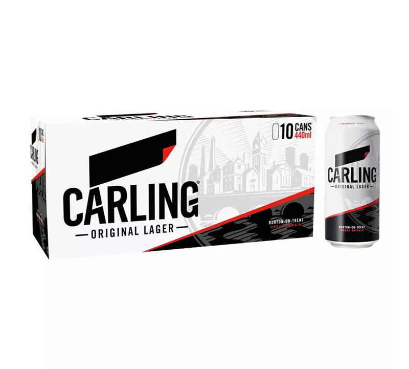 Carling Original Lager Cans 10 Pack