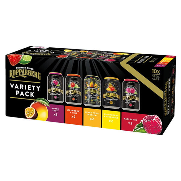 Kopparberg Premium Cider Variety Pack 10x330ml