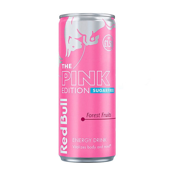 Red Bull Energy Drink Sugar Free Pink Edition PM 250ml