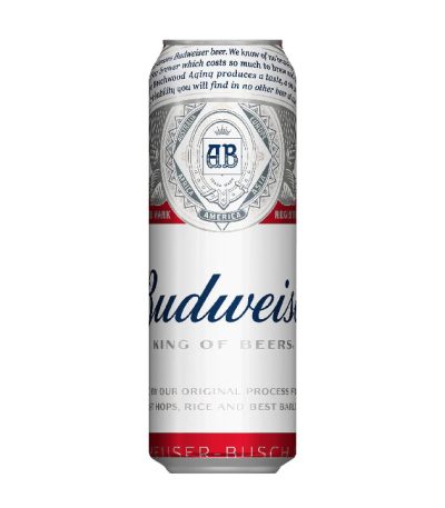 Budweiser Lager Beer Can 568ml