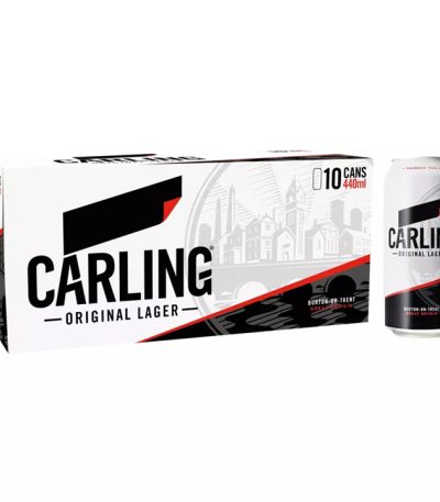 Carling Original Lager Cans 10 Pack