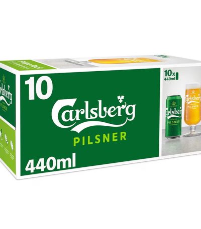 Carlsberg Danish Pilsner 10 x 440ml Cans