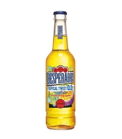 Desperados Tropical Twist 0.0 Alcohol Free Passionfruit & Lime 400ml
