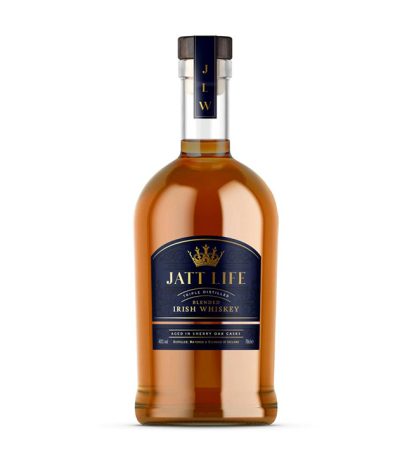 Jatt Life Triple Distilled Blended Irish Whiskey 70cl 700ml