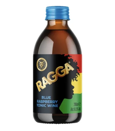 Ragga Blue Raspberry Tonic Wine 20cl 200ml