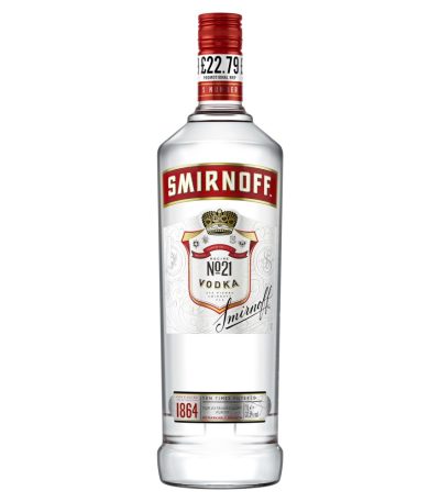 Smirnoff No. 21 Vodka 37.5% vol 1L Bottle PM