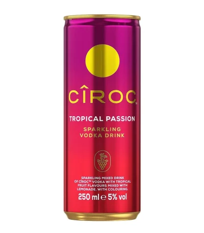Ciroc Tropical Passion Premixed Cocktail Drink 250ml Can